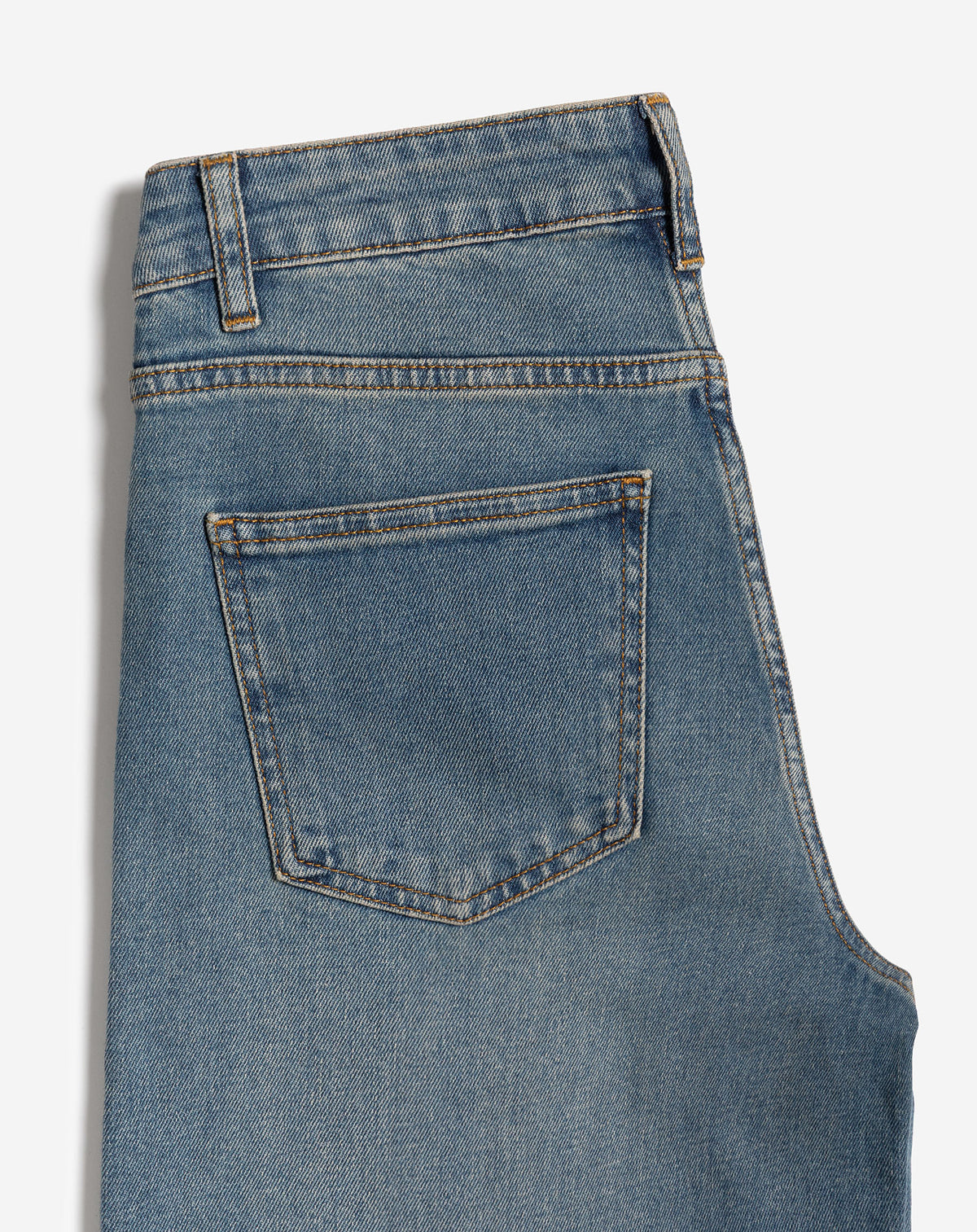 COMFORT WIDE LEG JEANS VINTAGE BLAUW
