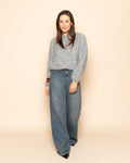 COMFORT WIDE LEG JEANS VINTAGE BLUE