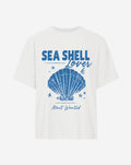 SEASHELL LOVER OVERSIZED TEE CRÈME