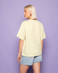 CAPRI SUMMER OVERSIZED TEE BUTTER YELLOW