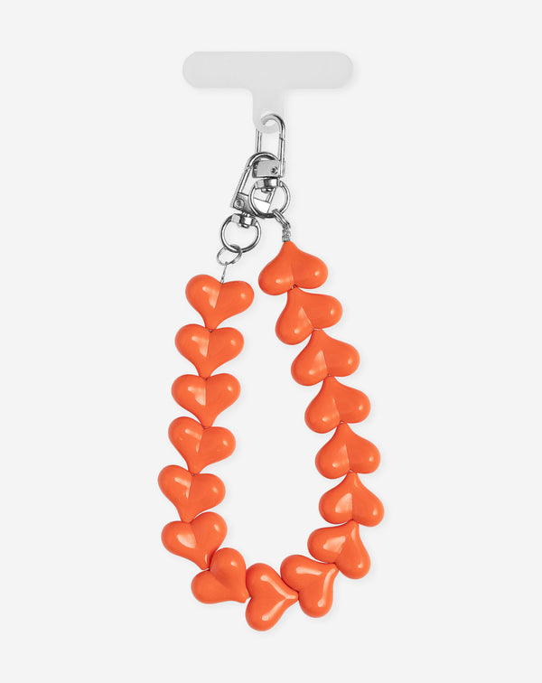 BOLD HEART TELEPHONE CORD ORANJE