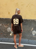 89 SPORTS TEE DRESS BROWN