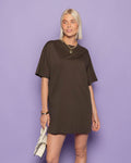 89 SPORTS TEE DRESS BROWN