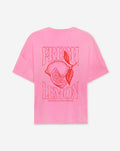 FRESH LEMON OVERSIZED TEE PINK