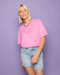 FRESH LEMON OVERSIZED TEE PINK