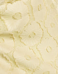 FLUFFY FLOWER JACQUARD SHORTS BUTTER YELLOW