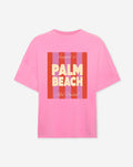 PALM BEACH OVERSIZED TEE PINK