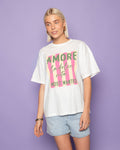 AMORE OVERSIZED TEE CREAM