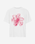 FLOWER OVERSIZED TEE CREAM