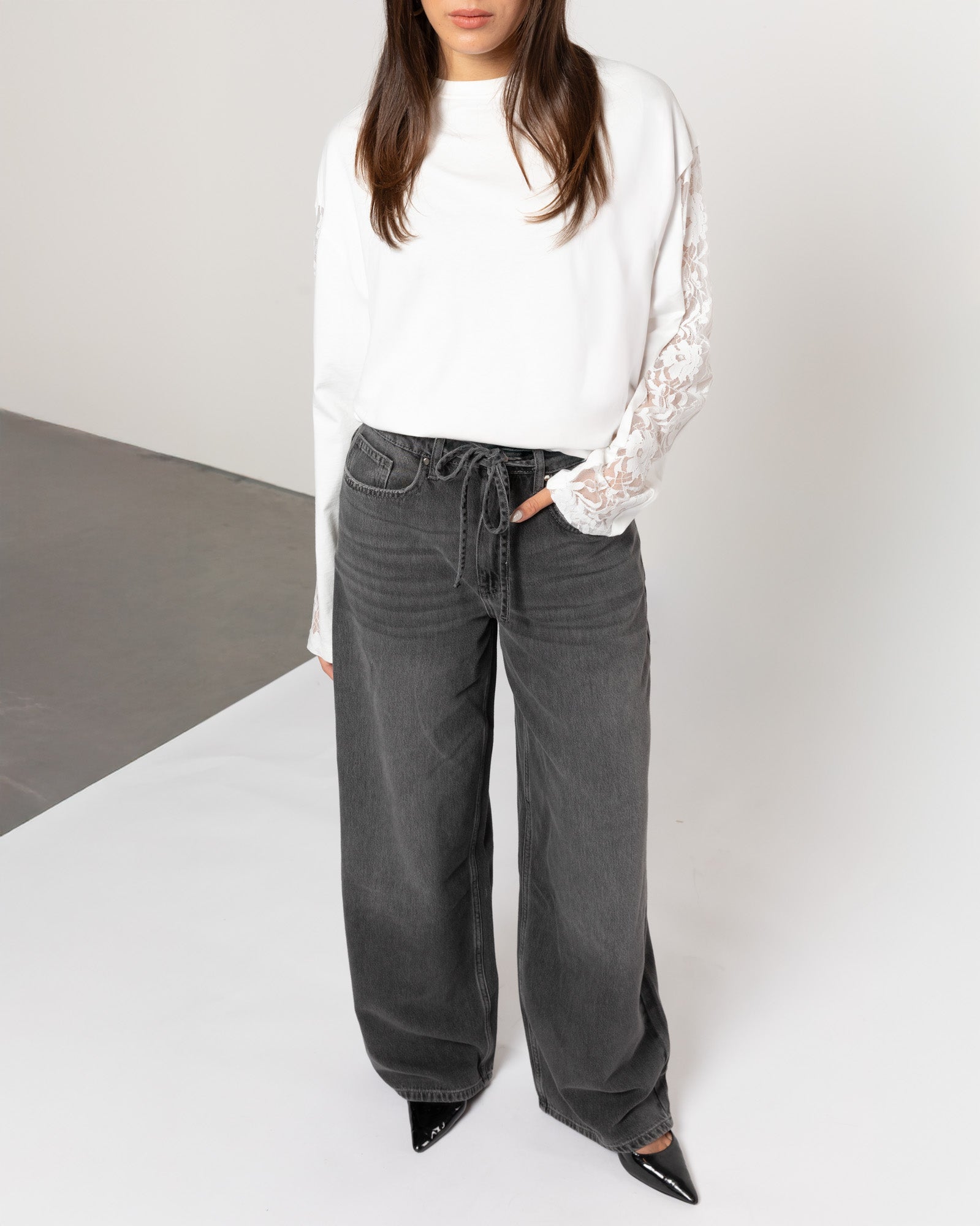 LOTTE BAGGY JEANS GRIJS