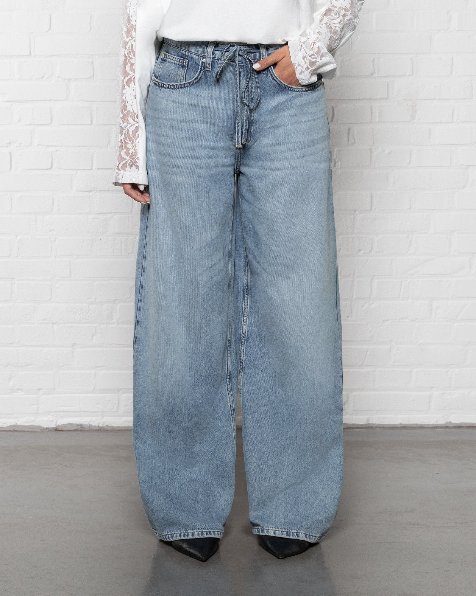 LOTTE BAGGY JEANS MID BLUE