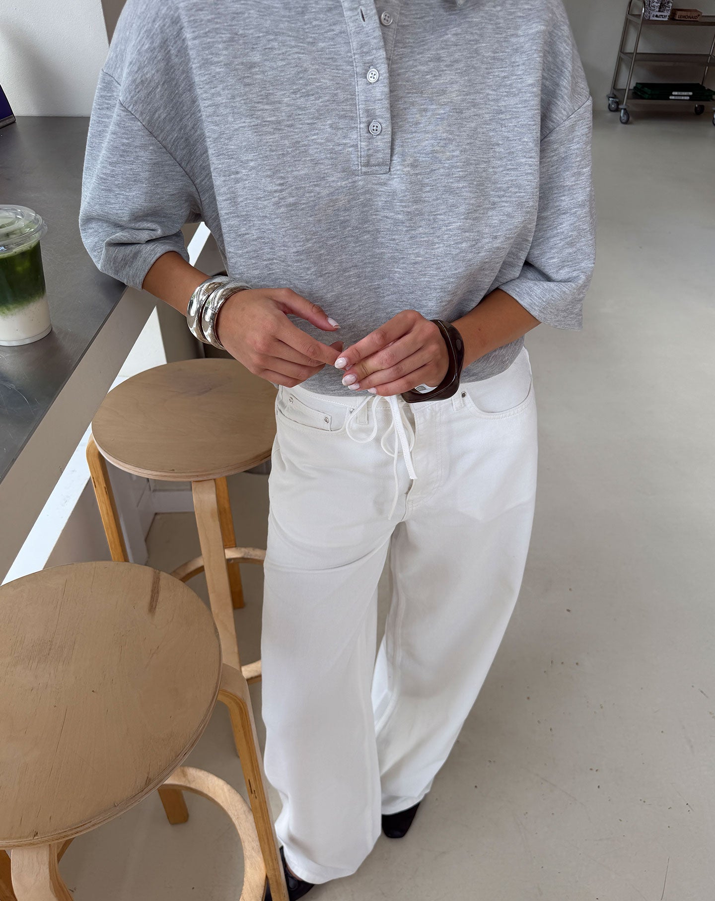 LOTTE BAGGY JEANS WIT