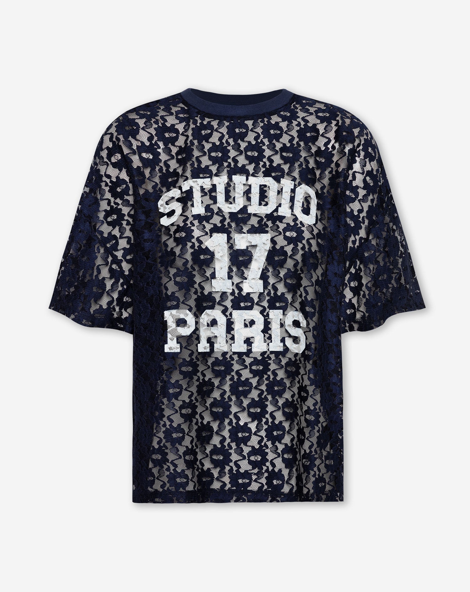LACE STUDIO PARIS OVERSIZED TEE MARINEBLAUW | Most Wanted