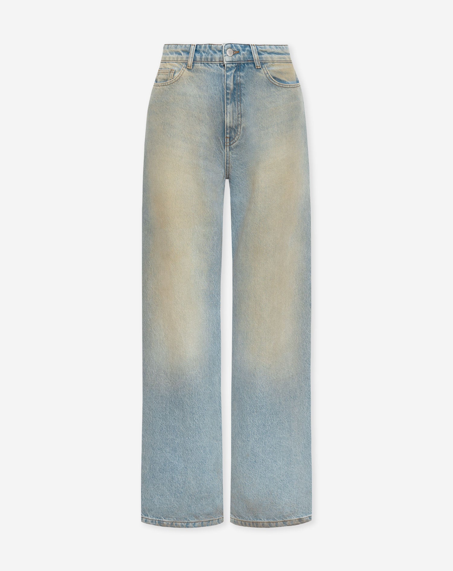 SIERRA WIDE LEG JEANS DIRTY BLAUW