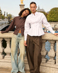 SIERRA WIDE LEG JEANS DIRTY BLAUW