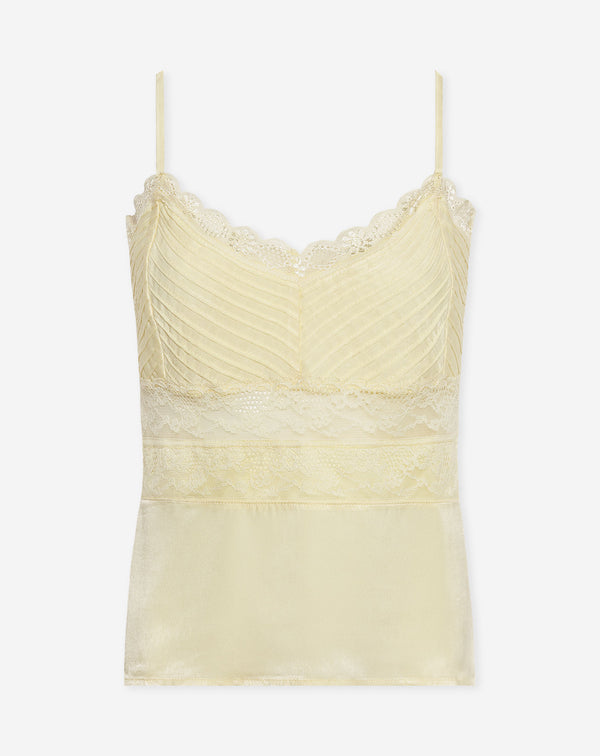LACE PINTUCK TOP BOTERGEEL