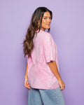 COWGIRLS OVERSIZED TEE ACID ROZE