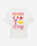 FISH MARKET OVERSIZED TEE CREAM