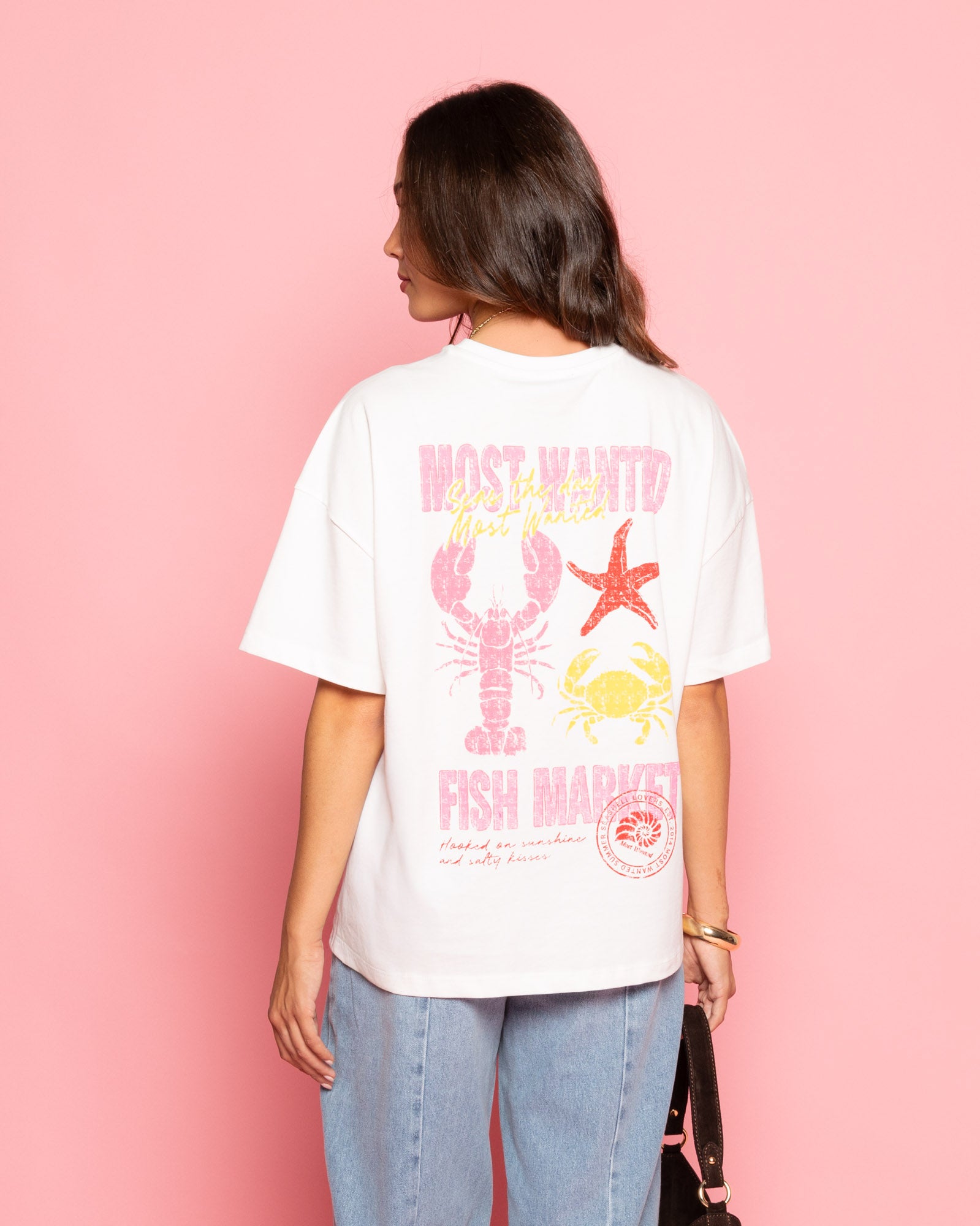 FISH MARKET OVERSIZED TEE CRÈME