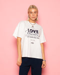 LOVE STUDIOS OVERSIZED TEE CRÈME