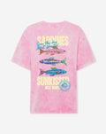 SARDINES OVERSIZED TEE ACID ROZE