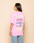 SARDINES OVERSIZED TEE ACID ROZE