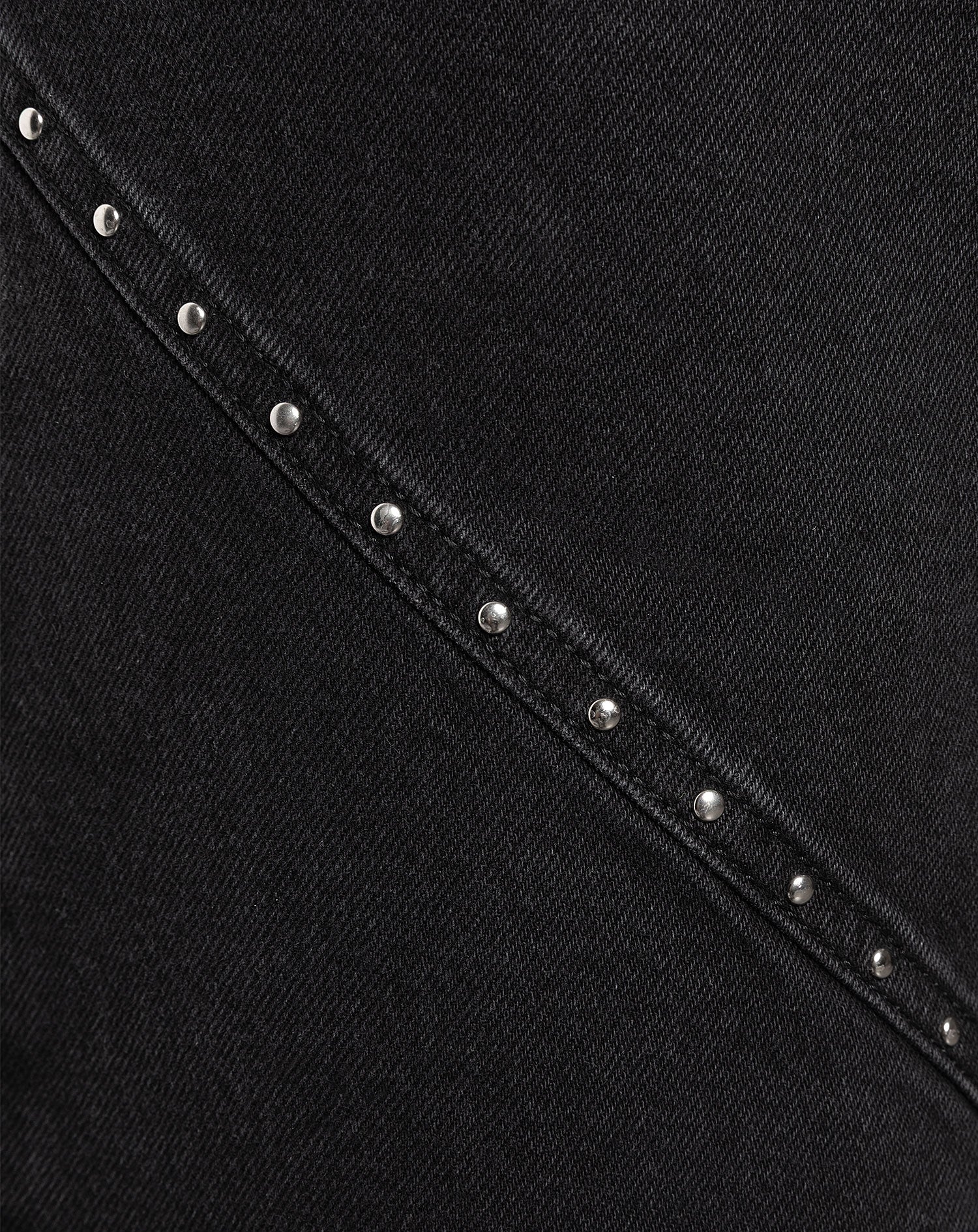 VICKY STUD WIDE LEG JEANS DARK GREY