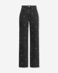 STAR LUREX BOOTCUT JEANS GRIJS