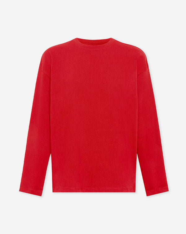 BASIC LONG SLEEVE OVERSIZED TEE ROOD