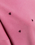 HEART EMBROIDERY SWEATER ACID ROZE