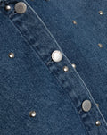 BIG STUD DENIM JACKET BLUE