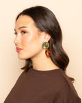 TRANSPARANT BEADS EARRINGS MULTI