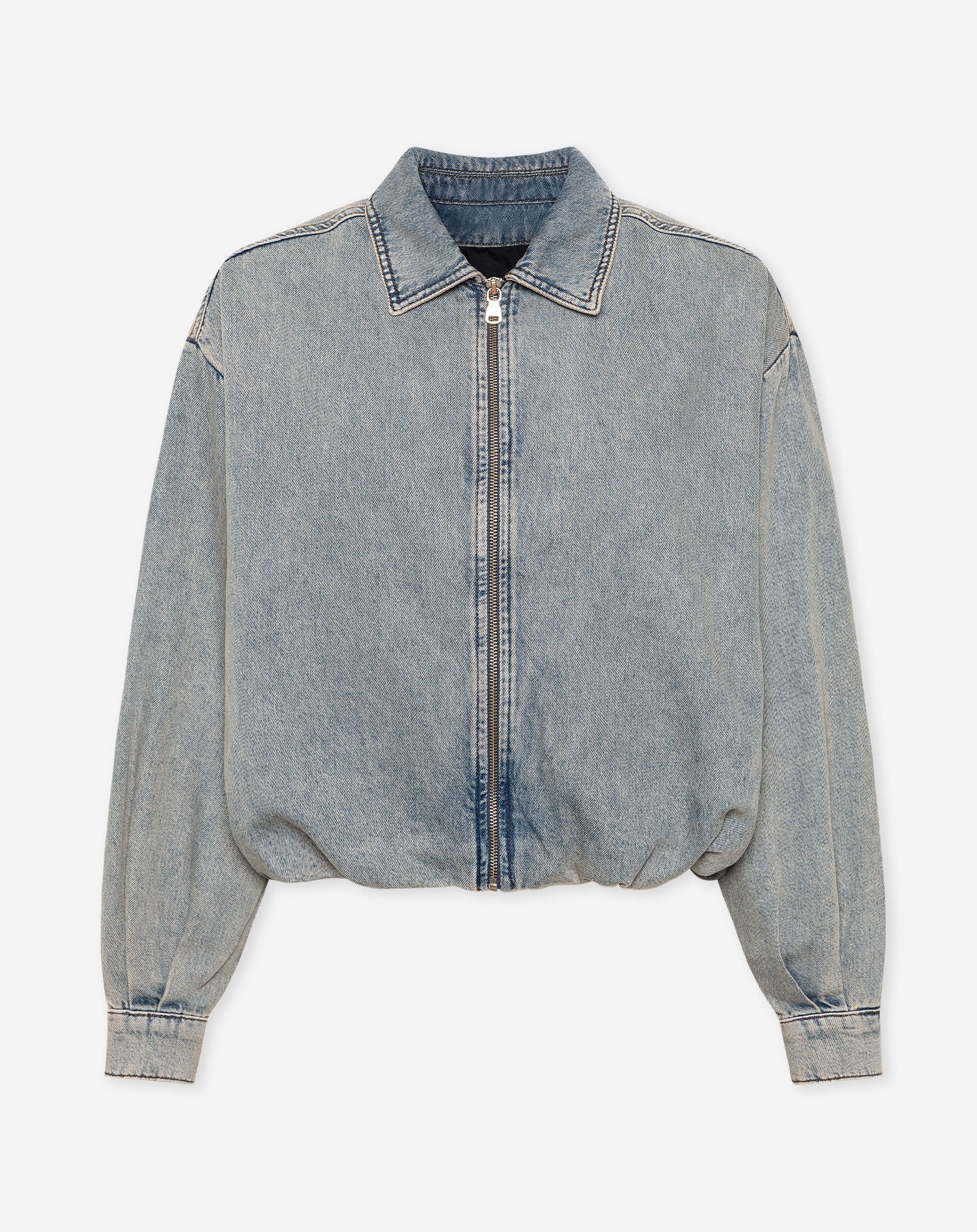 LOTTE BUBBLE HEM JACKET VINTAGE BLUE