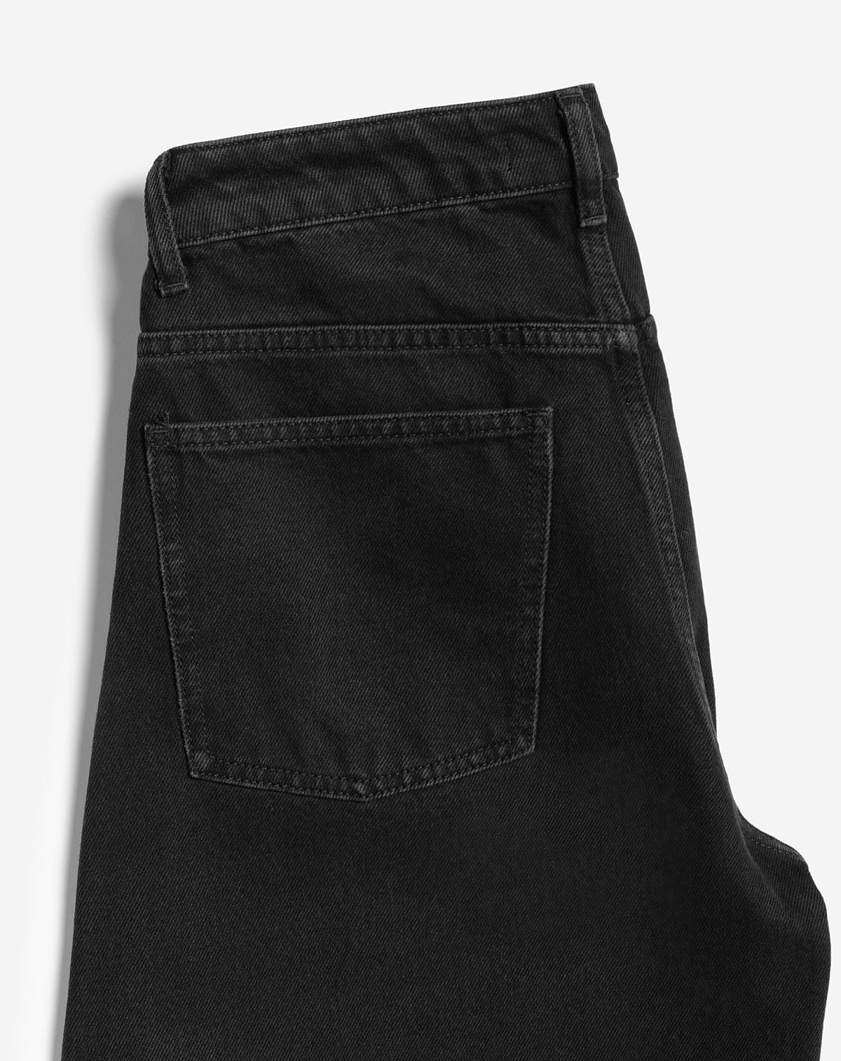 BARREL LEG JEANS ZWART