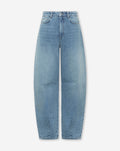 BARREL LEG JEANS BLAUW