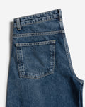 BARREL LEG JEANS DONKERBLAUW