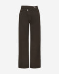 ELVY CROSSOVER WIDE LEG JEANS BRUIN
