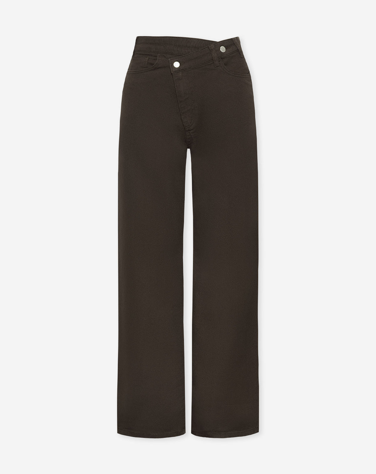 ELVY CROSSOVER WIDE LEG JEANS BRUIN