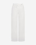 ELVY CROSSOVER WIDE LEG JEANS WIT