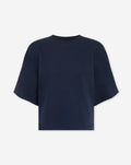 WIDE SLEEVE SWEAT TOP NAVY