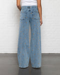 HEART COMFORT WIDE LEG JEANS ORANJE