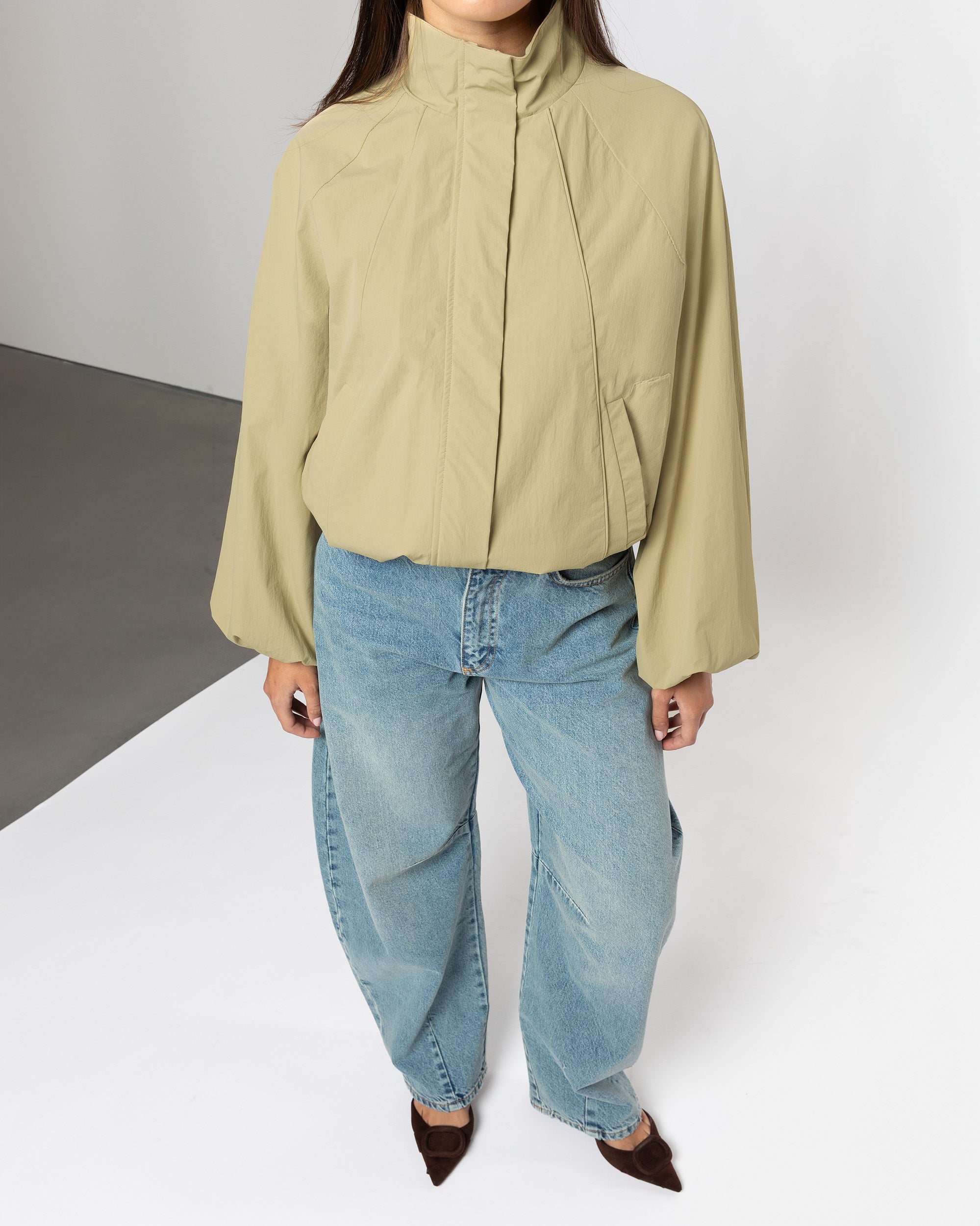 BRUNA TRACK JACKET BEIGE