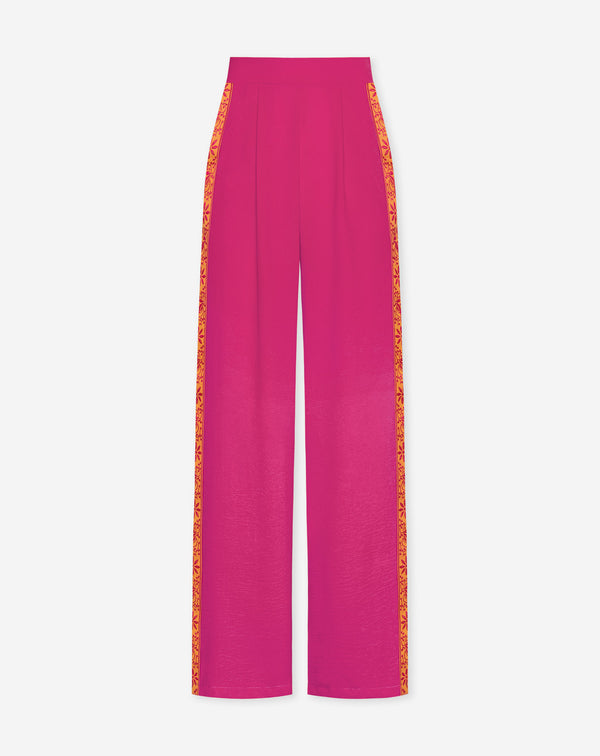 JULIE TAPE PANTALON FUCHSIA ORANJE