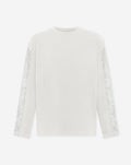 LACE INSERT LONG SLEEVE TEE CRÈME