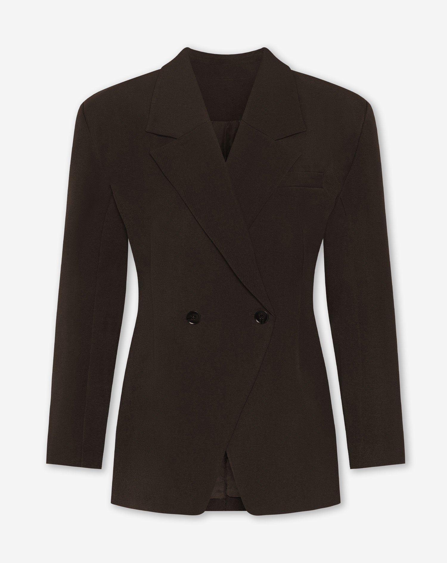 LORNA OVERSIZED CINCHED BLAZER BRUIN