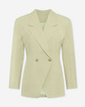 LORNA OVERSIZED CINCHED BLAZER PISTACHE