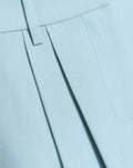 LORNA PLEATED WIDE LEG PANTALON BLAUW