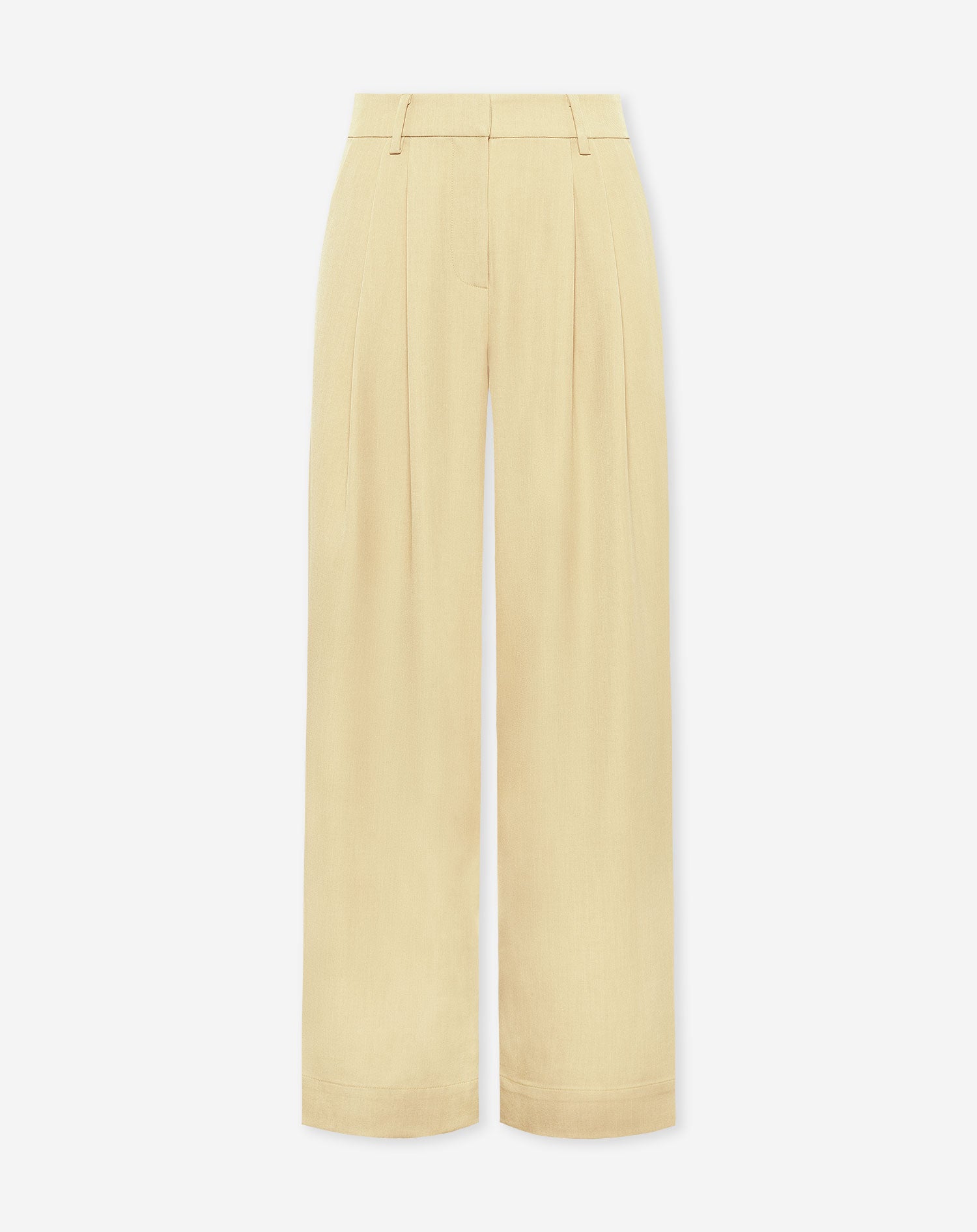 LORNA PLEATED WIDE LEG PANTALON BOTERGEEL