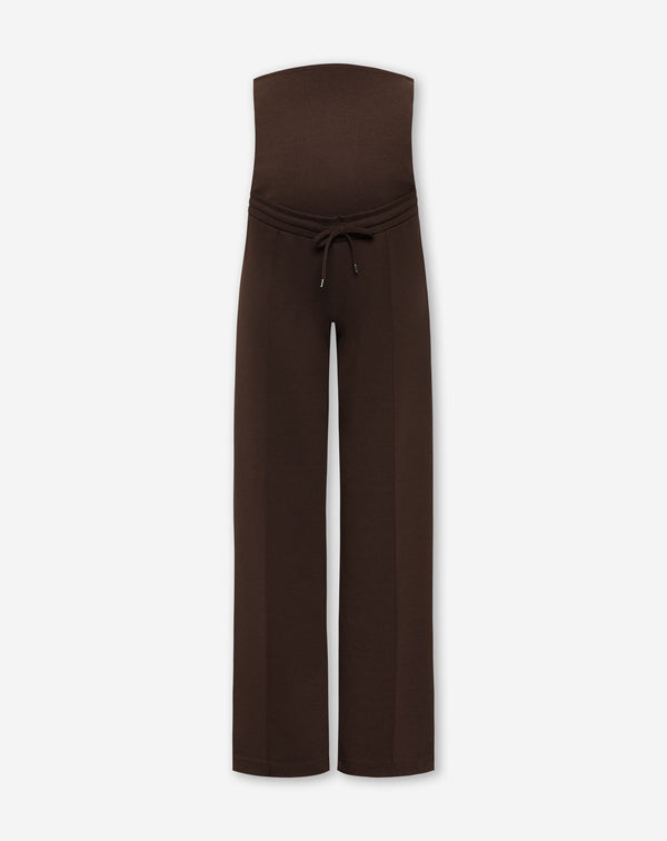 SCUBA PINTUCK PANTS MATERNITY BRUIN