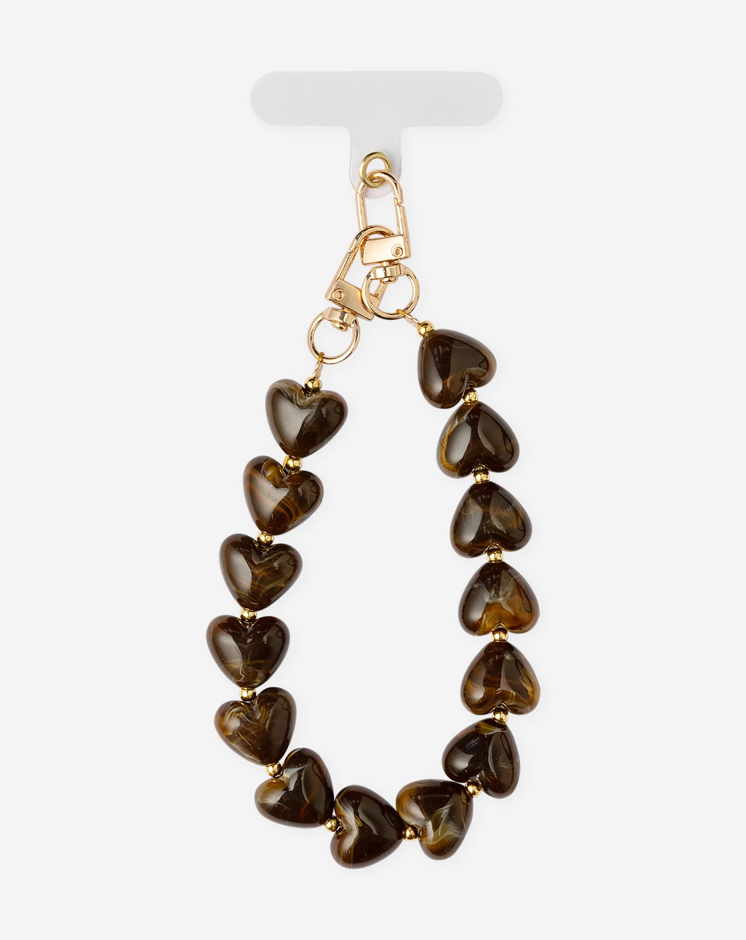 RESIN HEARS TELEPHONE CORD DARK BROWN